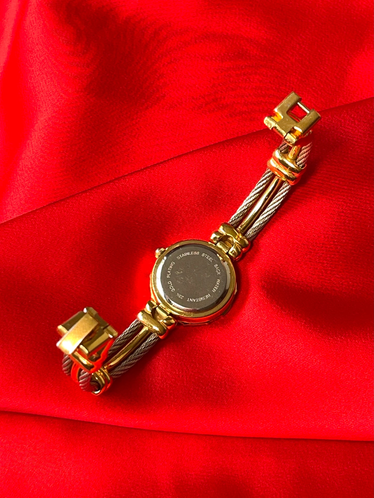 Vintage Anne Klein Watch Womens Multi-Toned Stainless Steel Classic Swiss Movement