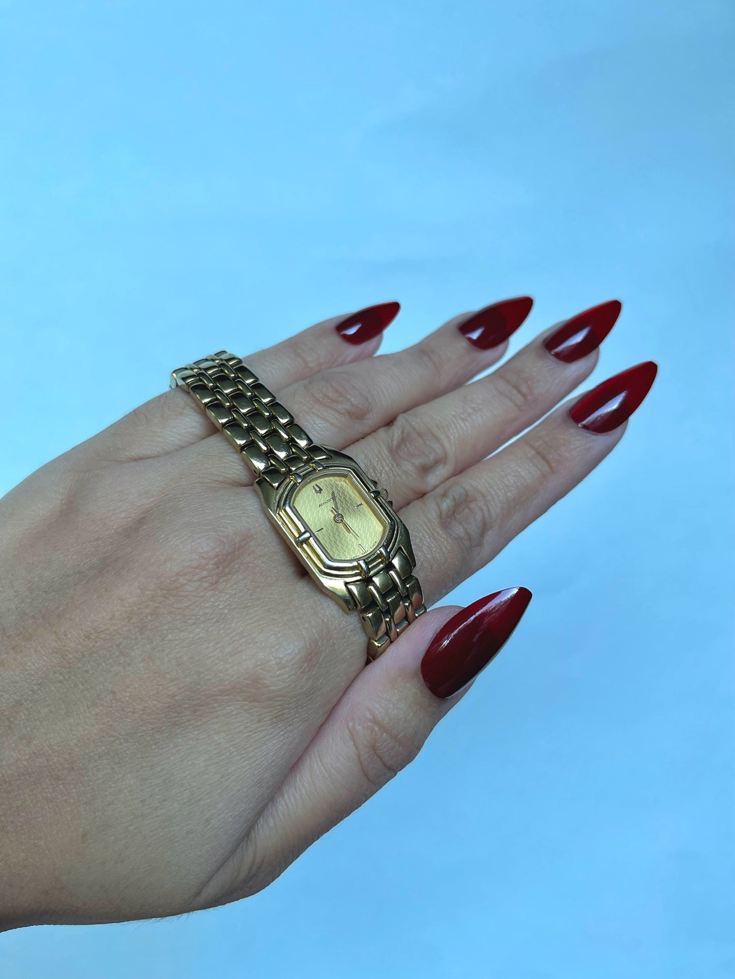 Vintage Accutron Bulova Gold-toned, Swiss-made Watch