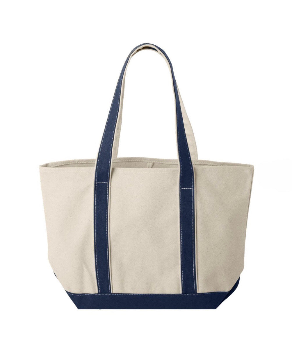 Custom Monogram Canvas Tote