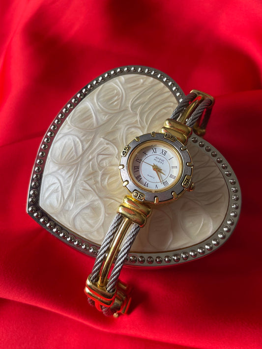 Vintage Anne Klein Watch Womens Multi-Toned Stainless Steel Classic Swiss Movement