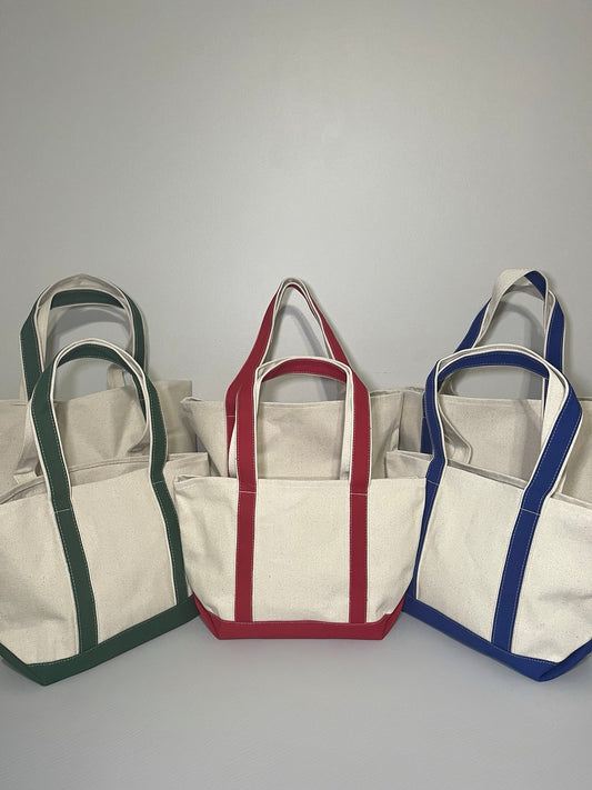 Custom Monogrammed Canvas Tote Pairs for Cebu, PH Earthquake Relief