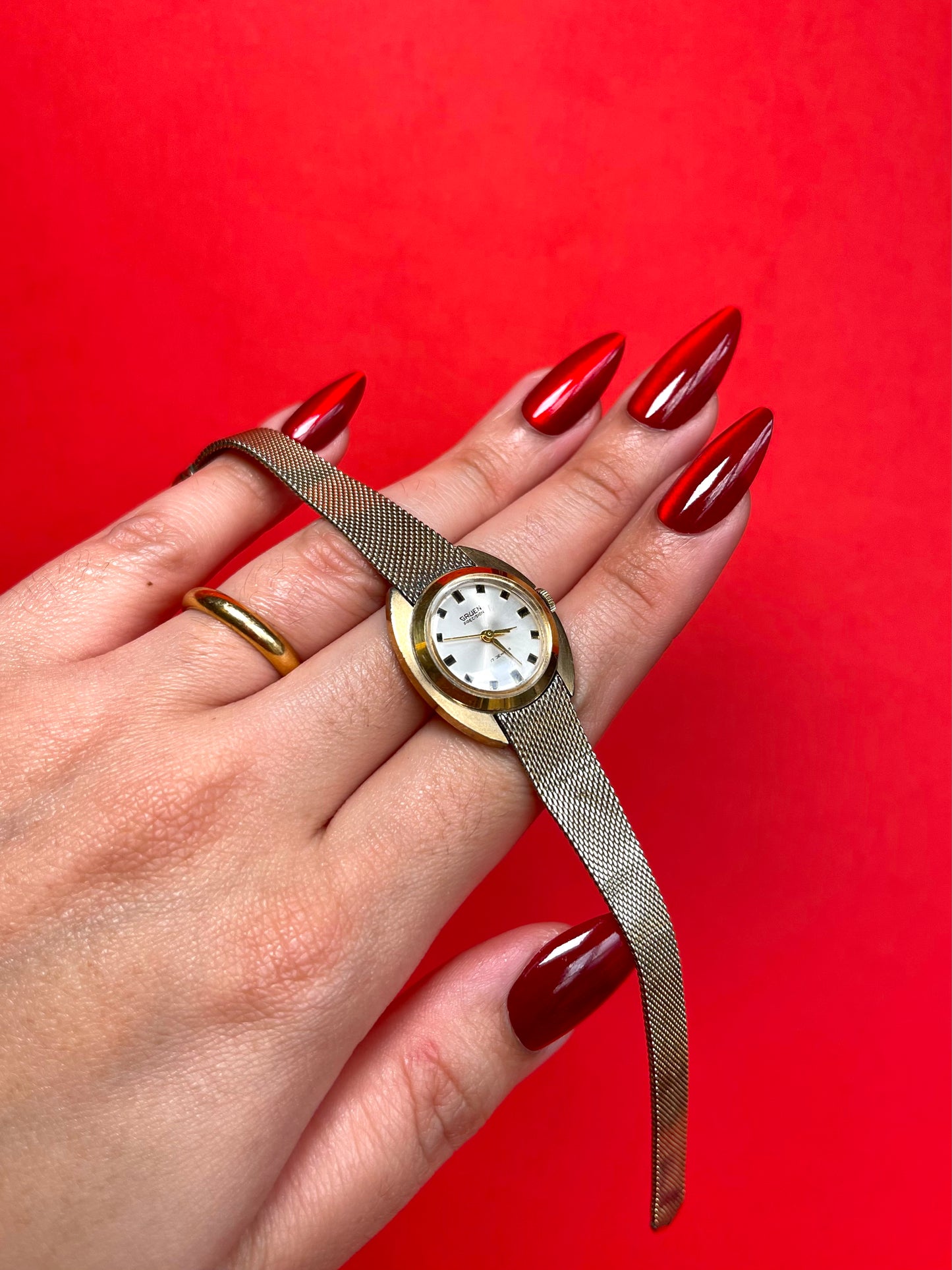 Vintage Gruen Gold Toned Watch