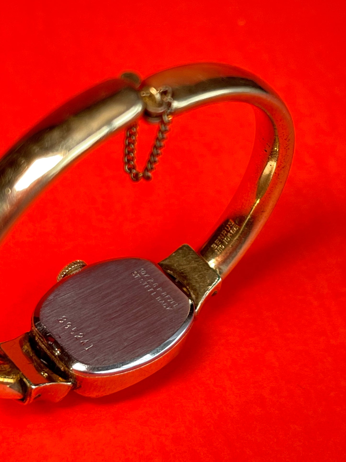 Vintage Benrus, Swiss-Made Watch, 1/10 10K Gold Filled with Bangle Bracelet