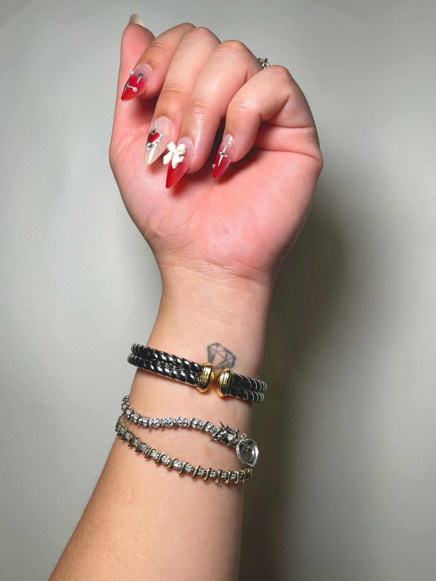 Vintage Gruen “Peek-A-Boo” Two Tone Bracelet Watch